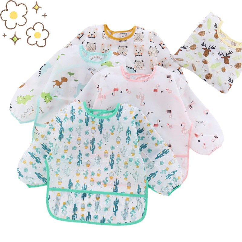 Waterproof Baby Bibs Silicone - Babero de silicona con dibujos animados