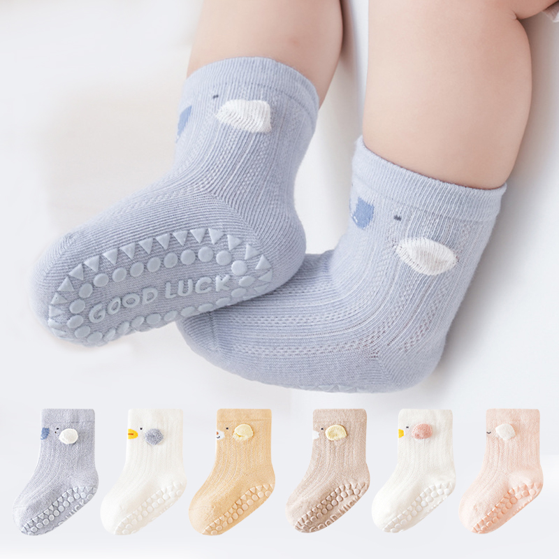 Unisex Baby Socks Non Slip - 3 pares de calcetines de suelo