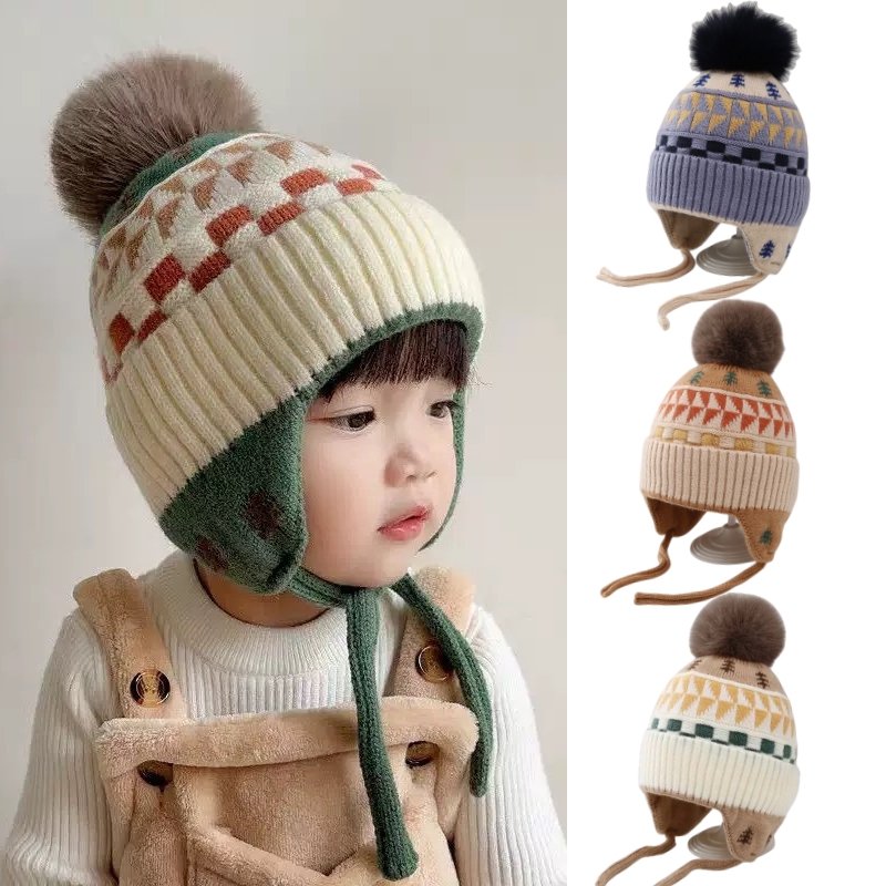 Infant Beanie Hat With Ears - Gorro con protección para los oídos