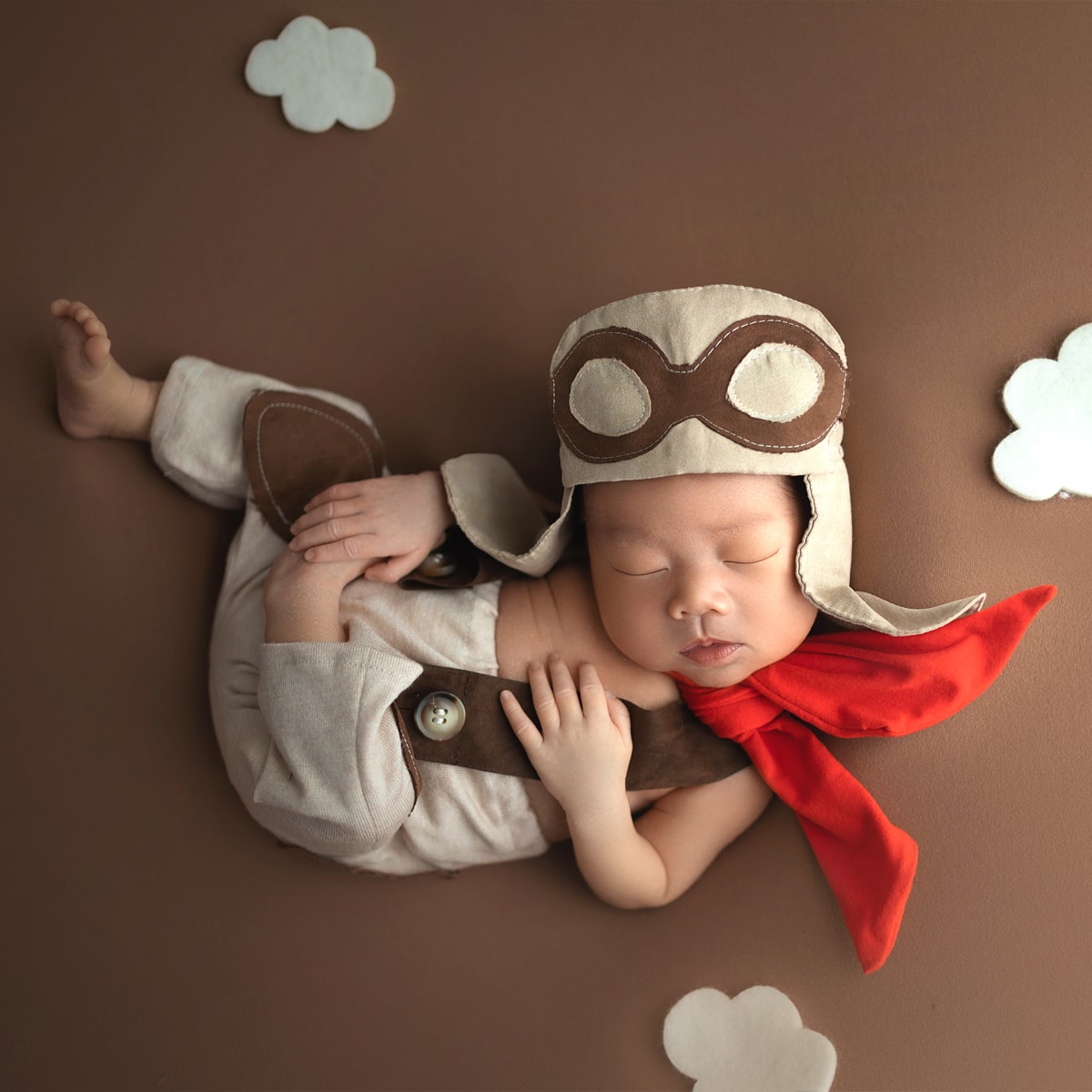 Infant Photography Props Outfit - Ylsteed-Conjunto de 3 piezas para fotografía
