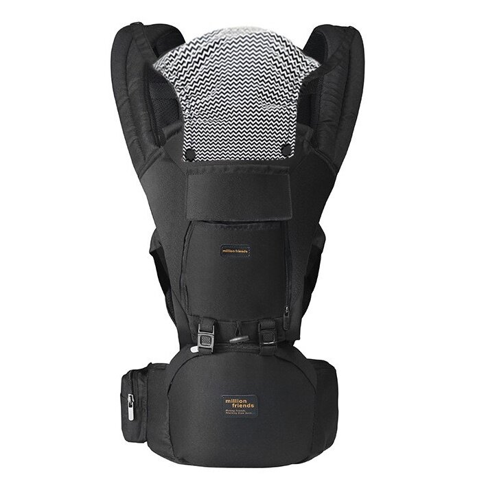 Ergonomic Baby Carrier Newborn To Toddler - Portabebés con asiento de cadera, ergonomía