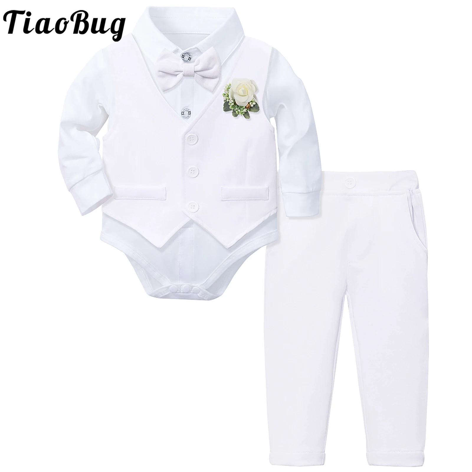 Baby Boy Suit Set Baptism - Ropa de bautismo para bebés recién