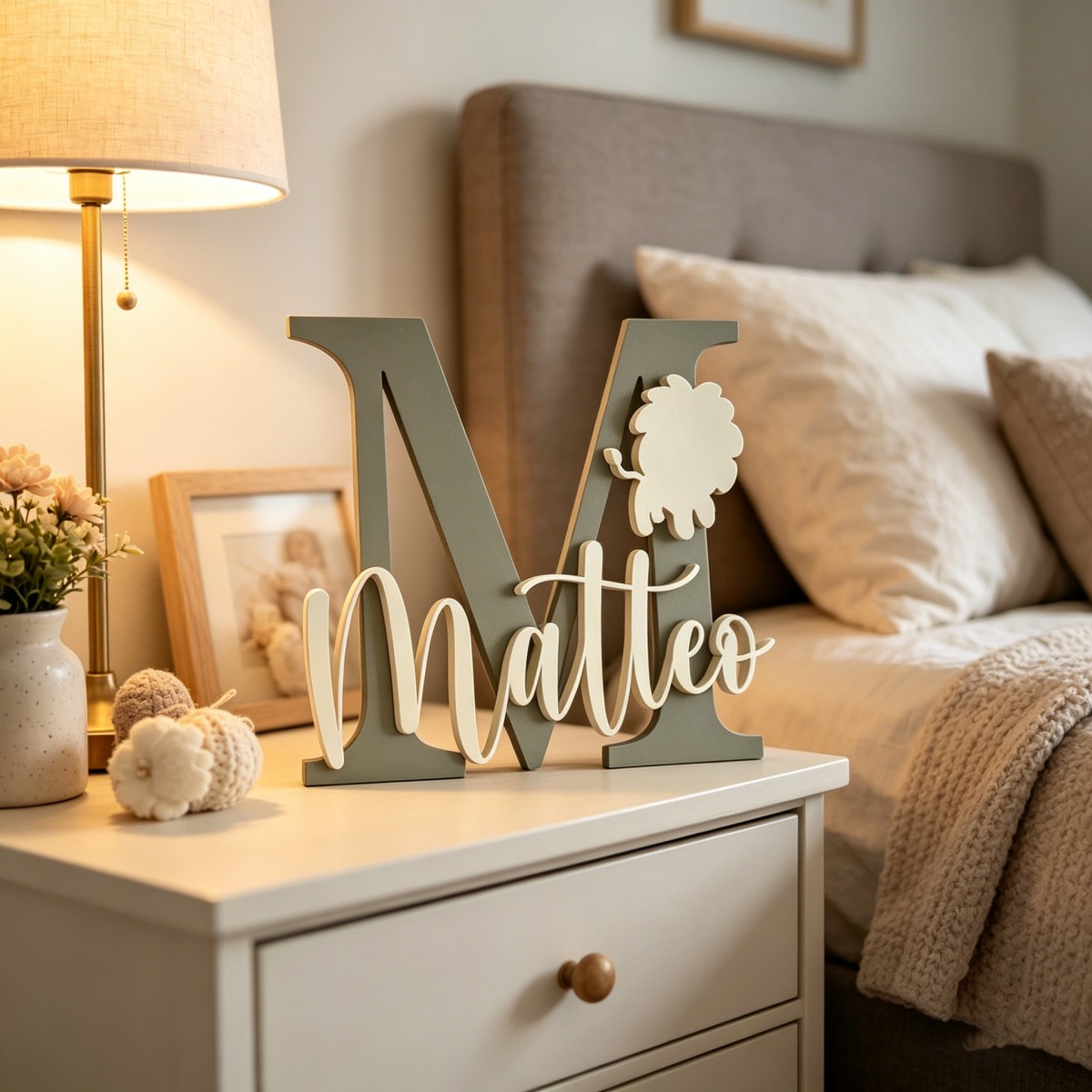 Nursery - 1 Pieza de Placa de Madera
