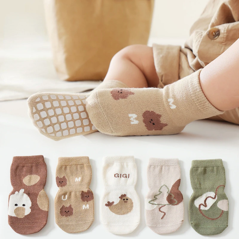 Unisex Baby Socks Non Slip - Nuevos calcetines de tubo Kawaii de