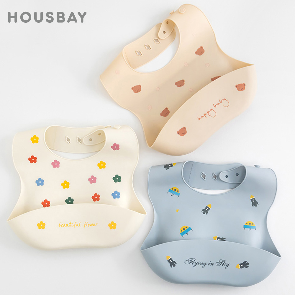 Waterproof Baby Bibs Silicone - Baberos de bebé impermeables, bufanda de