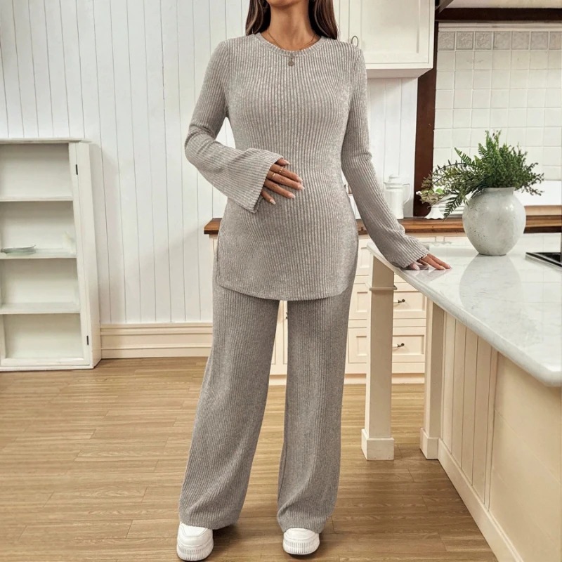 Maternity Wear - Conjunto de Maternidad Tejido de Dos