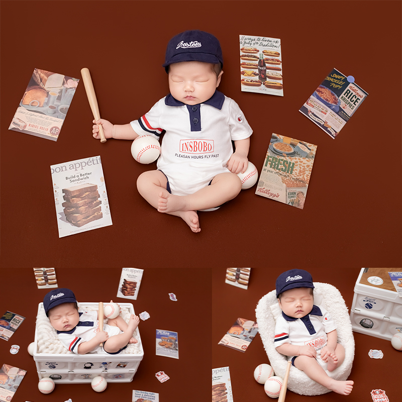 Infant Photography Props Outfit - Conjunto de Ropa para Bebé Recién