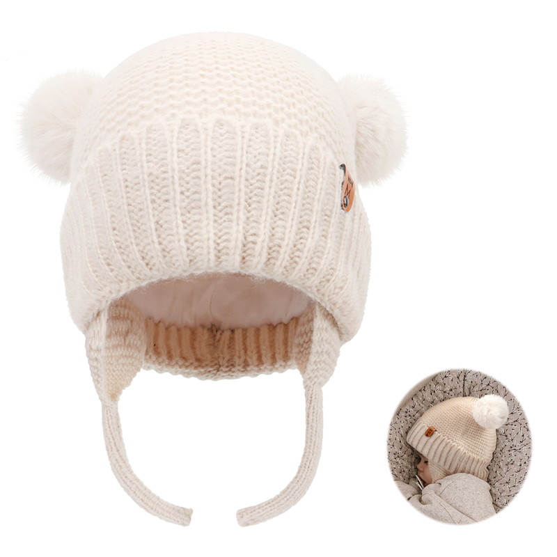 Gorro de lana para bebé, bonit - Infant Beanie Hat With Ears reseña y precio