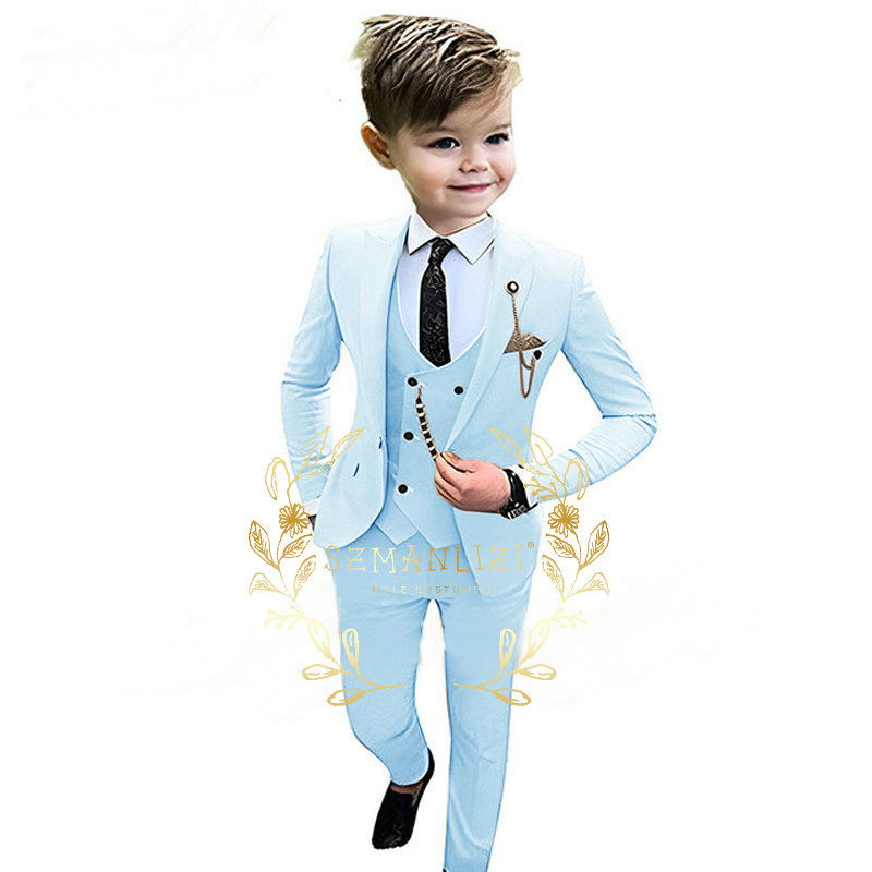Conjunto de 3 piezas para niño - Baby Boy Suit Set Baptism reseña y precio