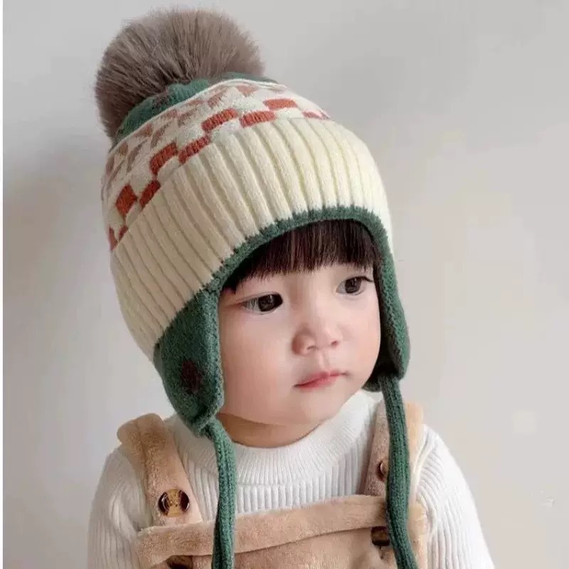 Gorro con protección para los  - Infant Beanie Hat With Ears reseña y precio