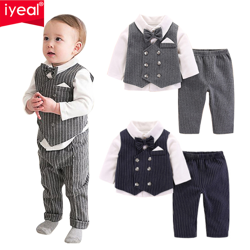 IYEAL Conjunto de traje de bau - Baby Boy Suit Set Baptism reseña y precio