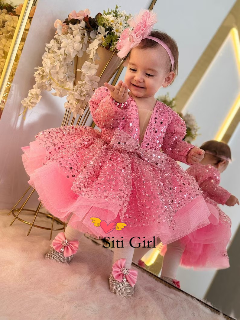 Vestido rosa de princesa para  - Toddler Girl Tulle Party Dress reseña y precio