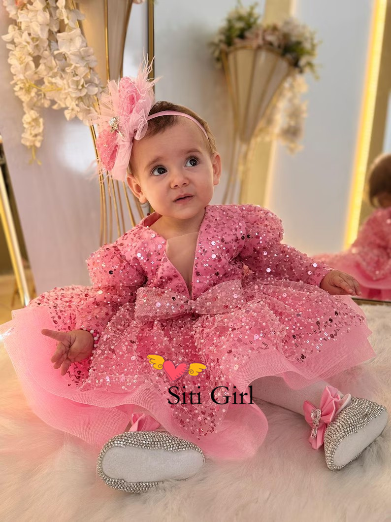 Vestido rosa de princesa para  - Toddler Girl Tulle Party Dress reseña y precio