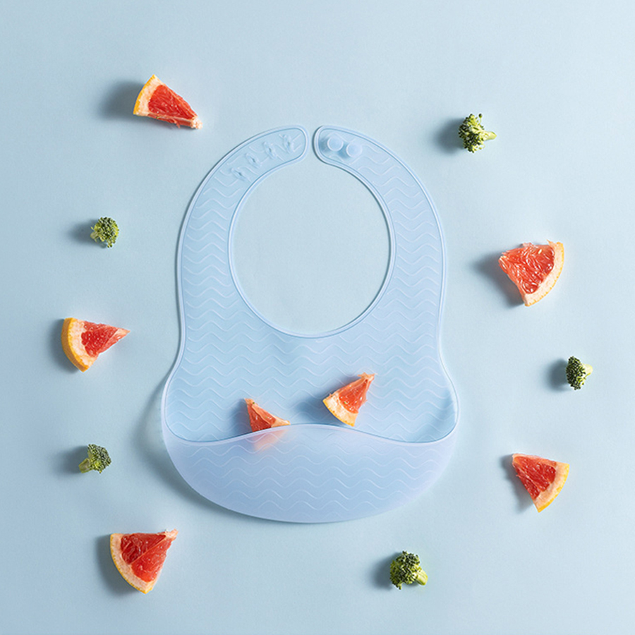 Babero de gelatina de silicona - Waterproof Baby Bibs Silicone reseña y precio