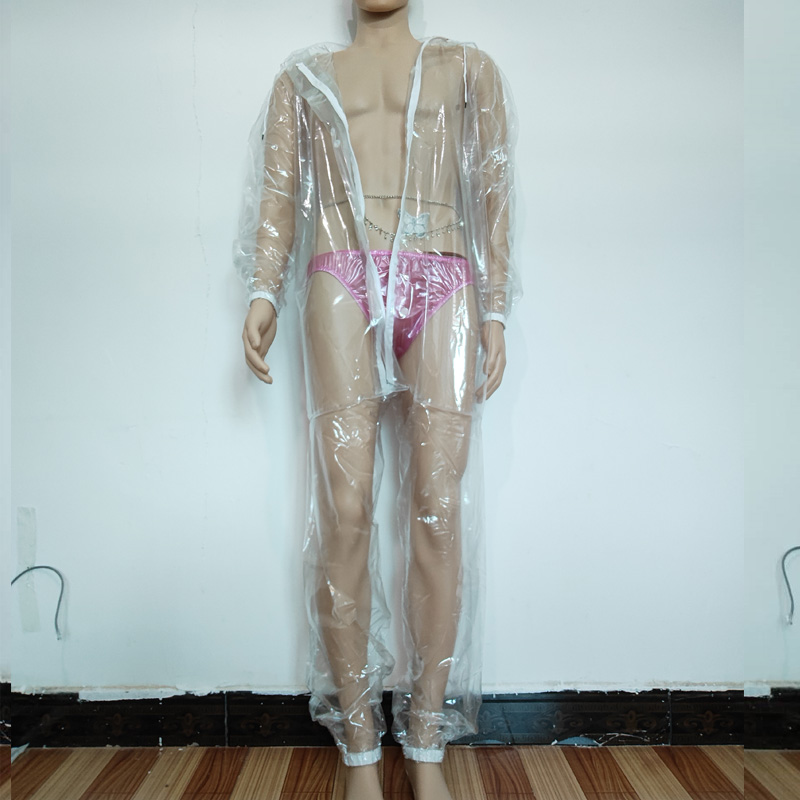 Mono de PVC Transparente con C - Diapering reseña y precio