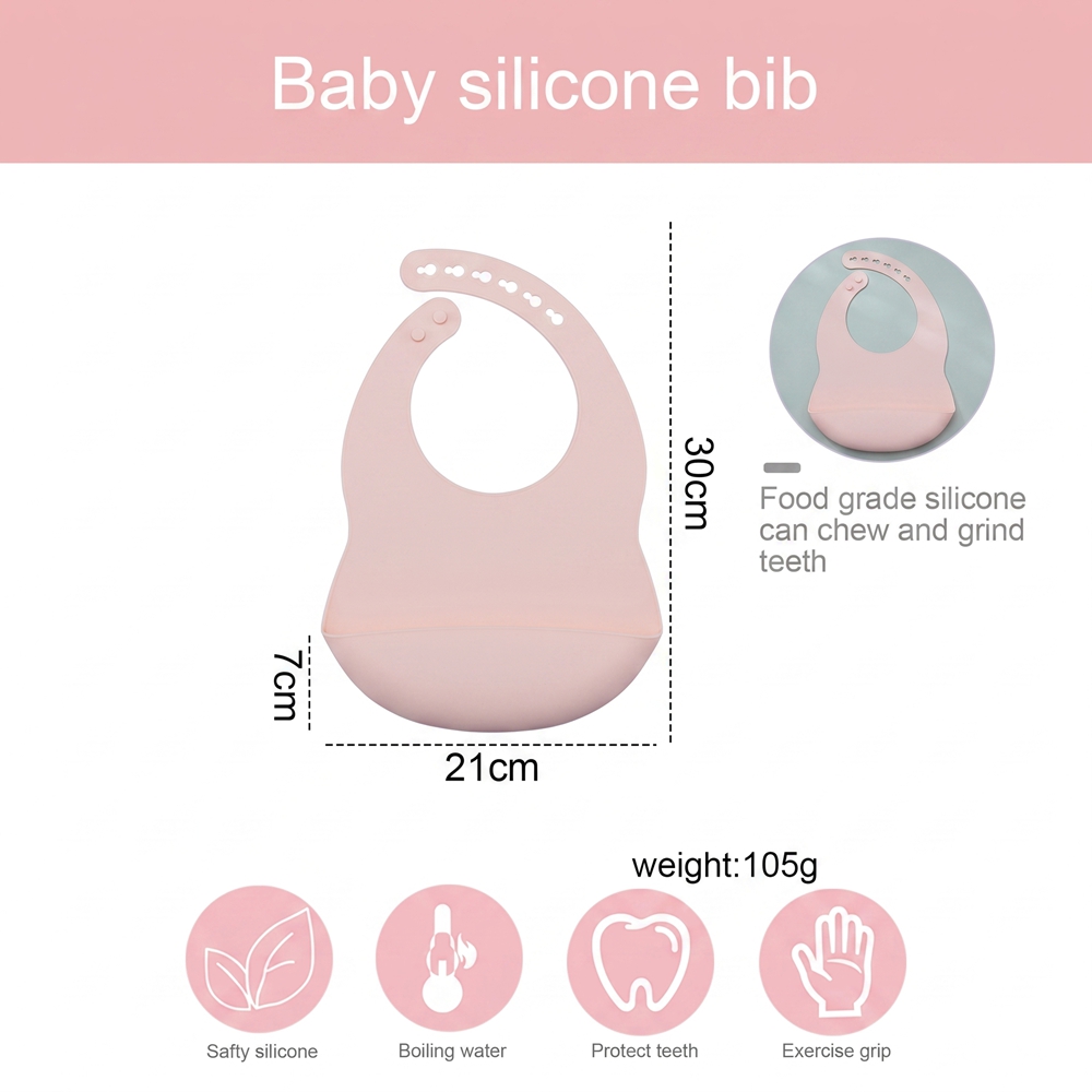Baberos para bebés para la hor - Waterproof Baby Bibs Silicone reseña y precio