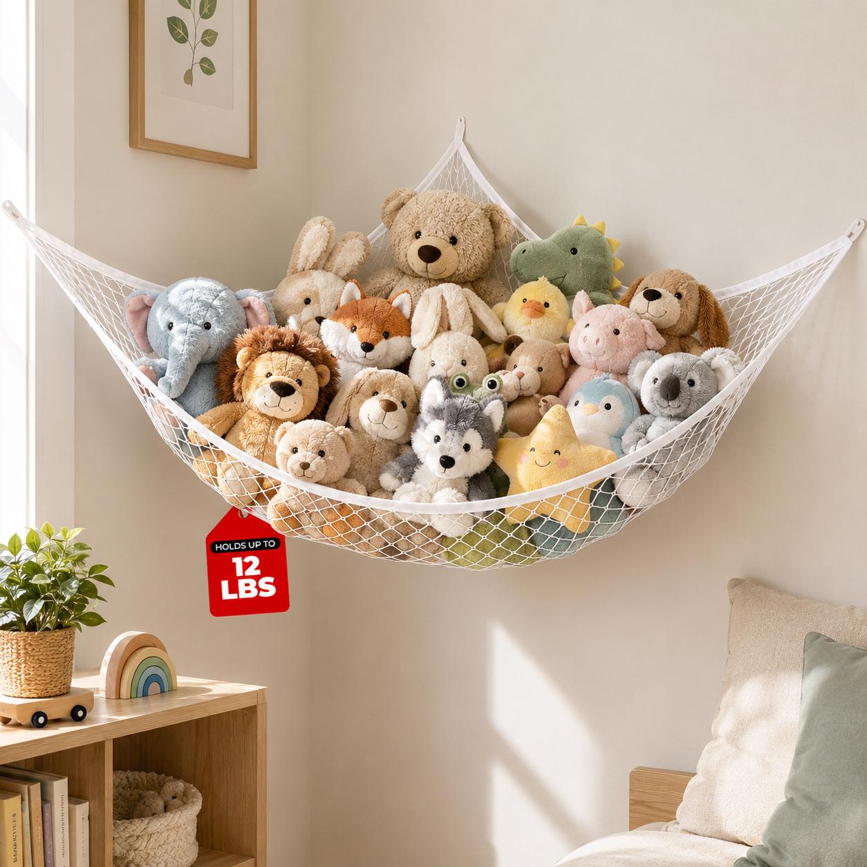 Hamaca de malla para almacenam - Nursery reseña y precio