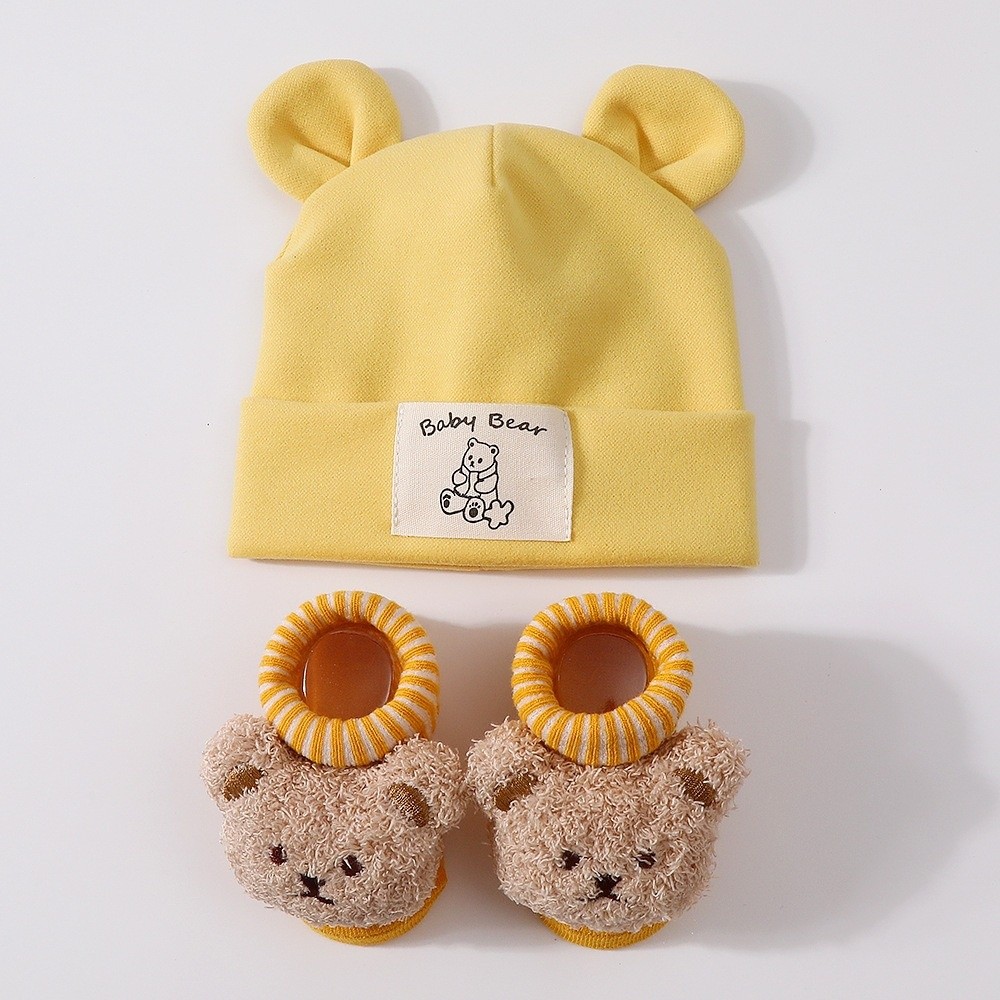 Juego de 2 piezas: gorro y cal - Infant Beanie Hat With Ears reseña y precio