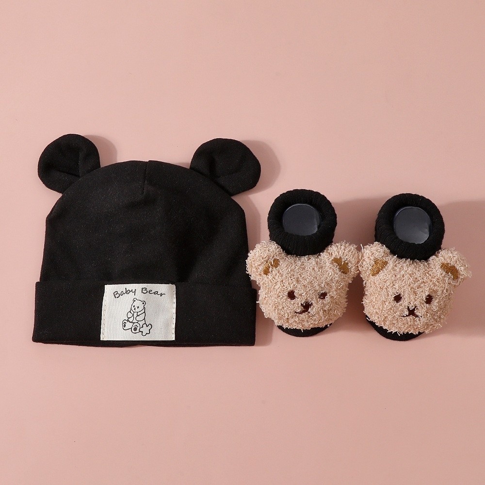 Juego de 2 piezas: gorro y cal - Infant Beanie Hat With Ears reseña y precio