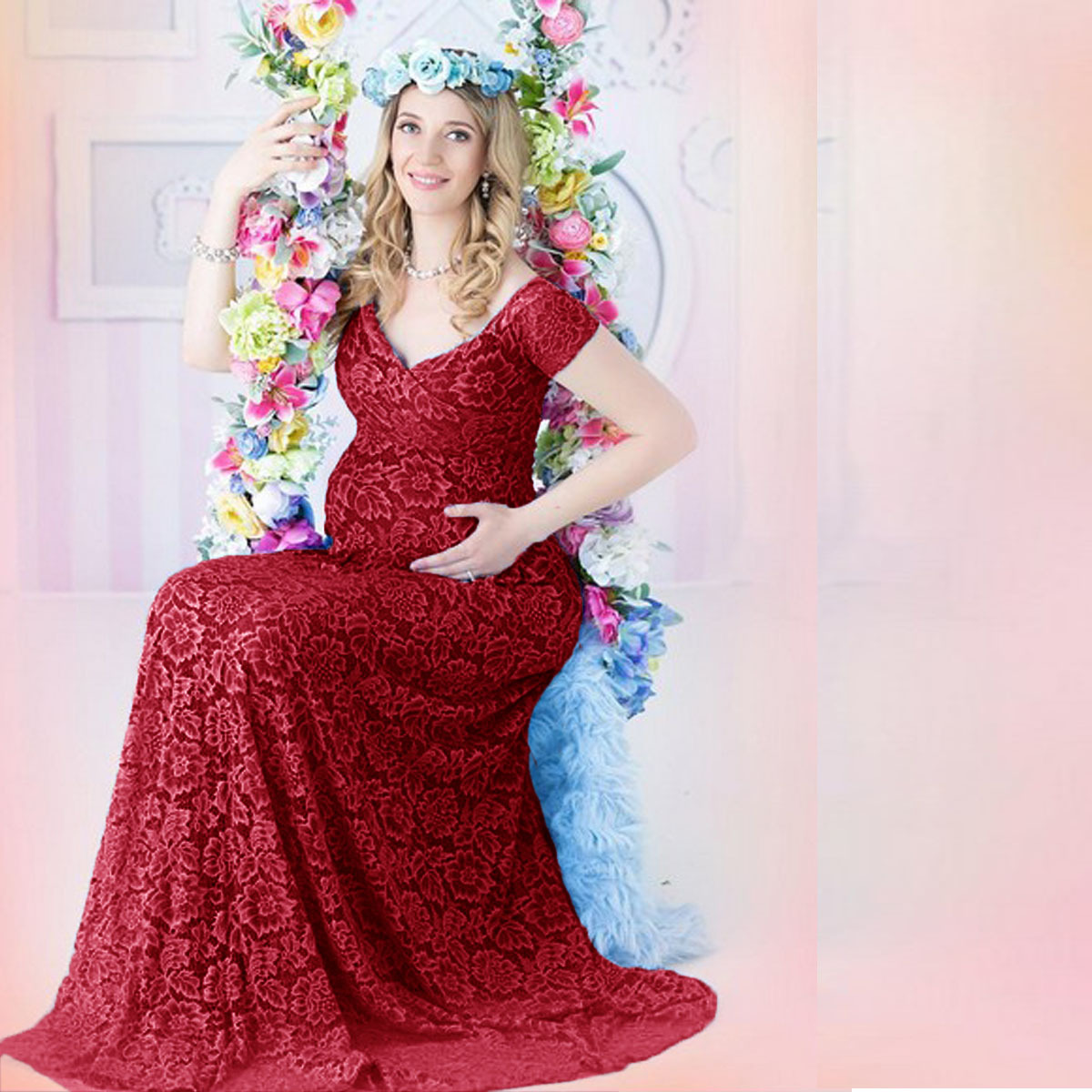 Vestido maxi de maternidad eur - Maternity Wear reseña y precio