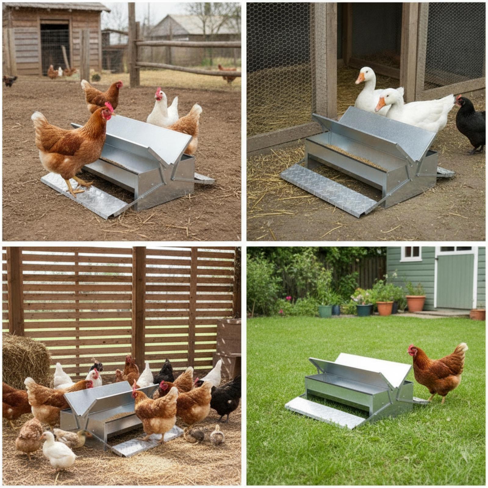 Comedero Automático para Aves  - Feeding reseña y precio