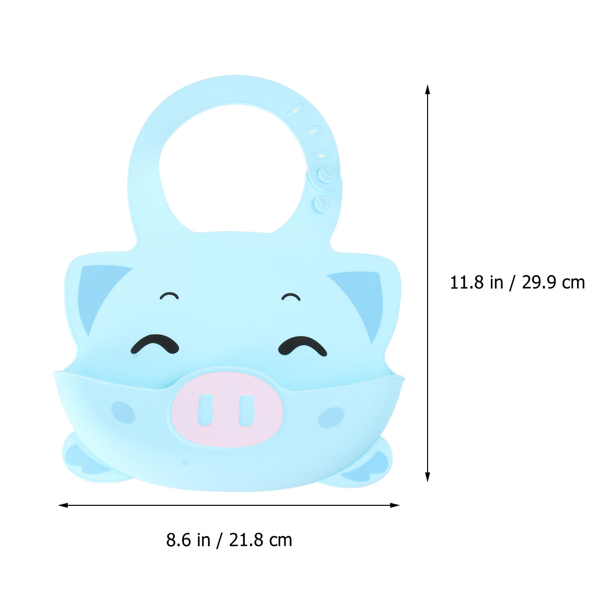 1 unidad de babero de silicona - Waterproof Baby Bibs Silicone reseña y precio