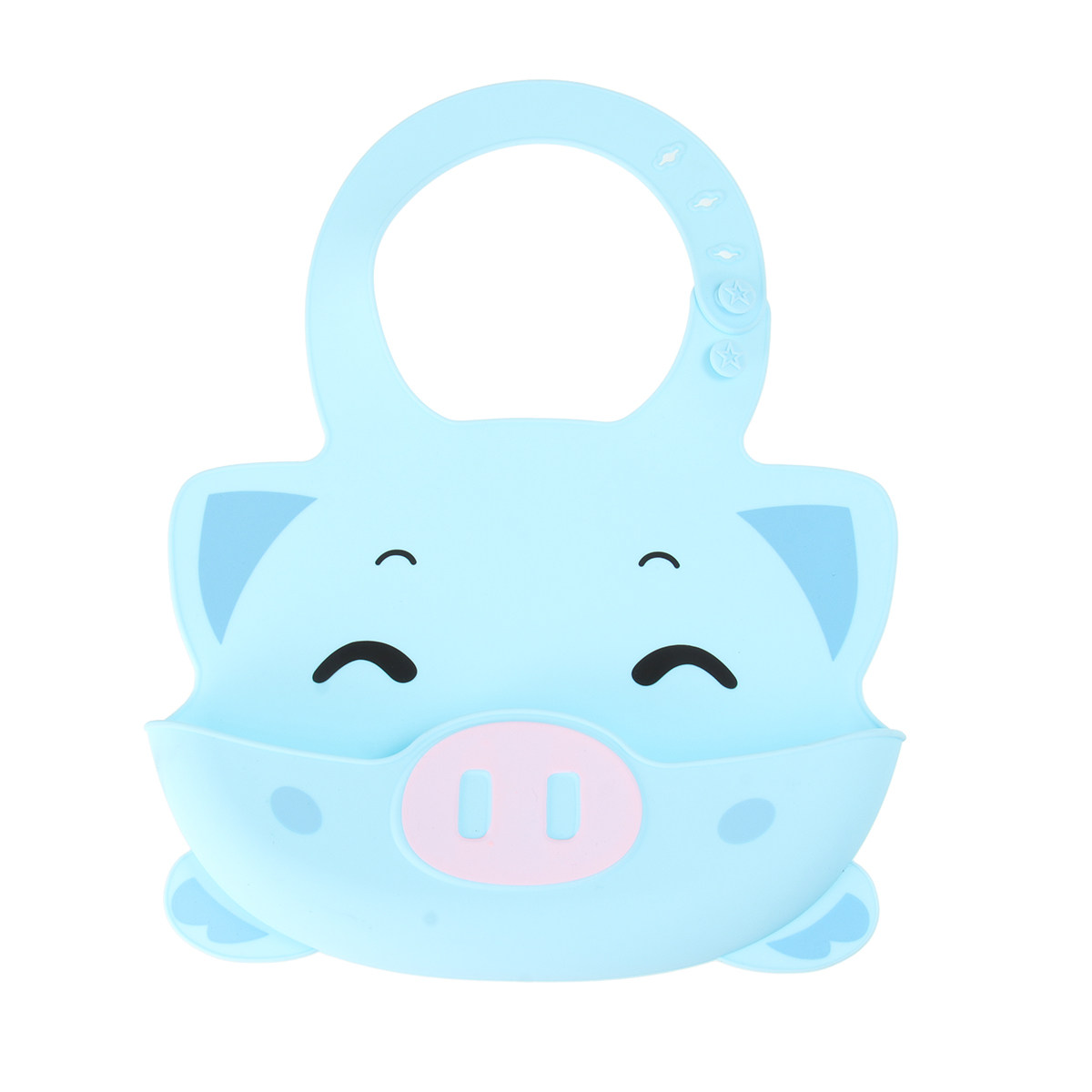 1 unidad de babero de silicona - Waterproof Baby Bibs Silicone reseña y precio
