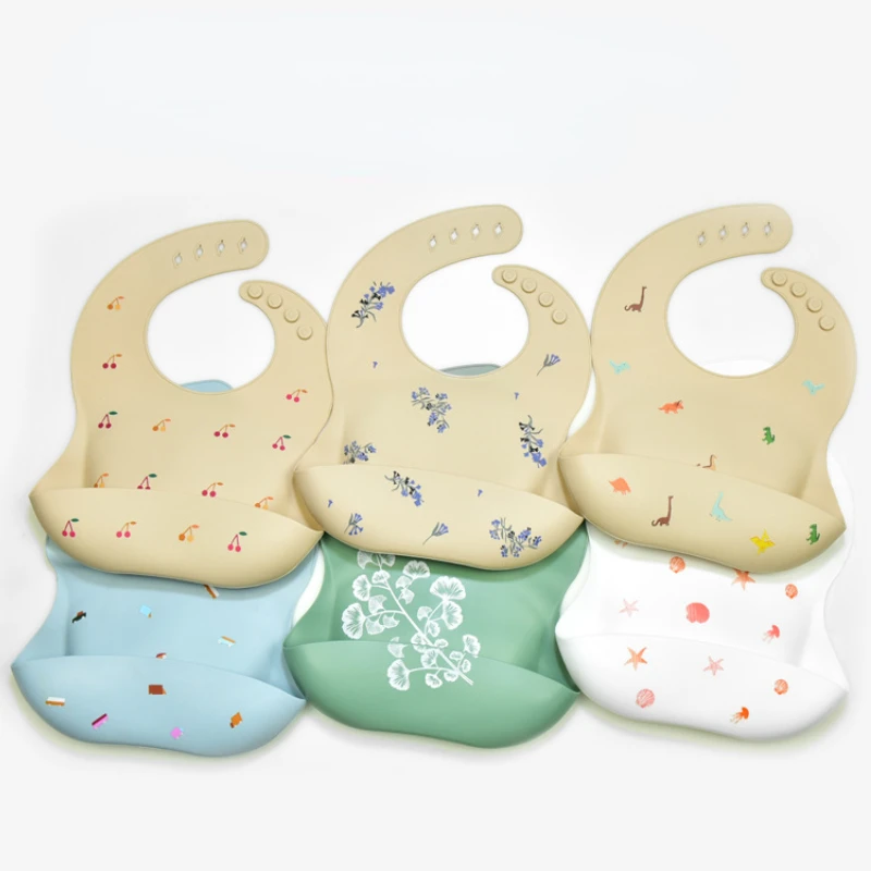 Baberos para bebé INS, sin BPA - Waterproof Baby Bibs Silicone reseña y precio