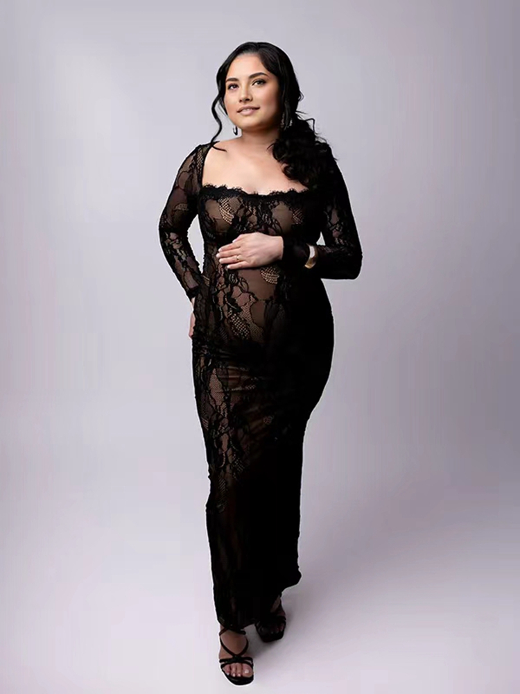 Vestido de encaje para sesión  - Maternity Wear reseña y precio